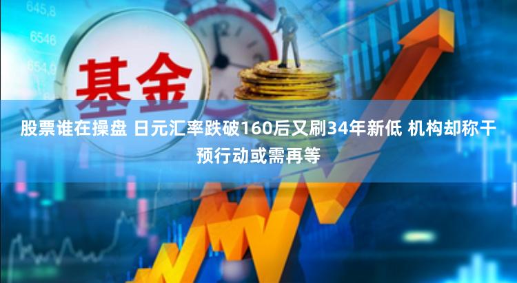 股票谁在操盘 日元汇率跌破160后又刷34年新低 机构却称干预行动或需再等