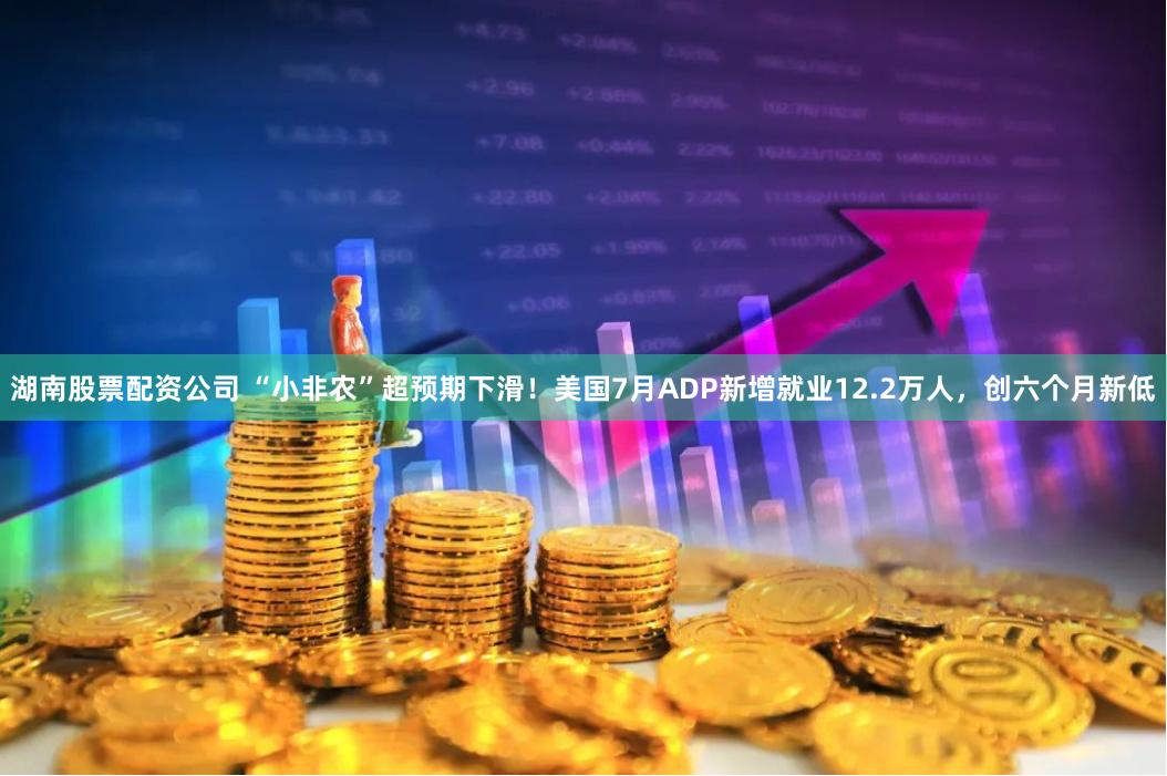 湖南股票配资公司 “小非农”超预期下滑!美国7月ADP新增就业12.2万人,创六个月新低